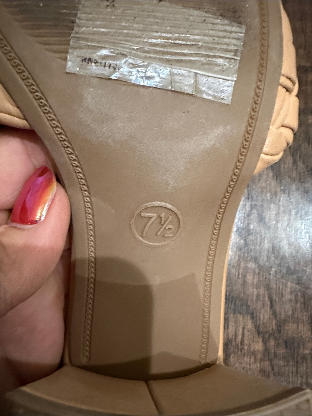 a new day Tan Braided Block Heel Mules - Picture 7 of 7